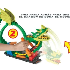 MATTEL Hot Wheels City Pista Épica Dragón- Vehículos, Trenes Y Parkings