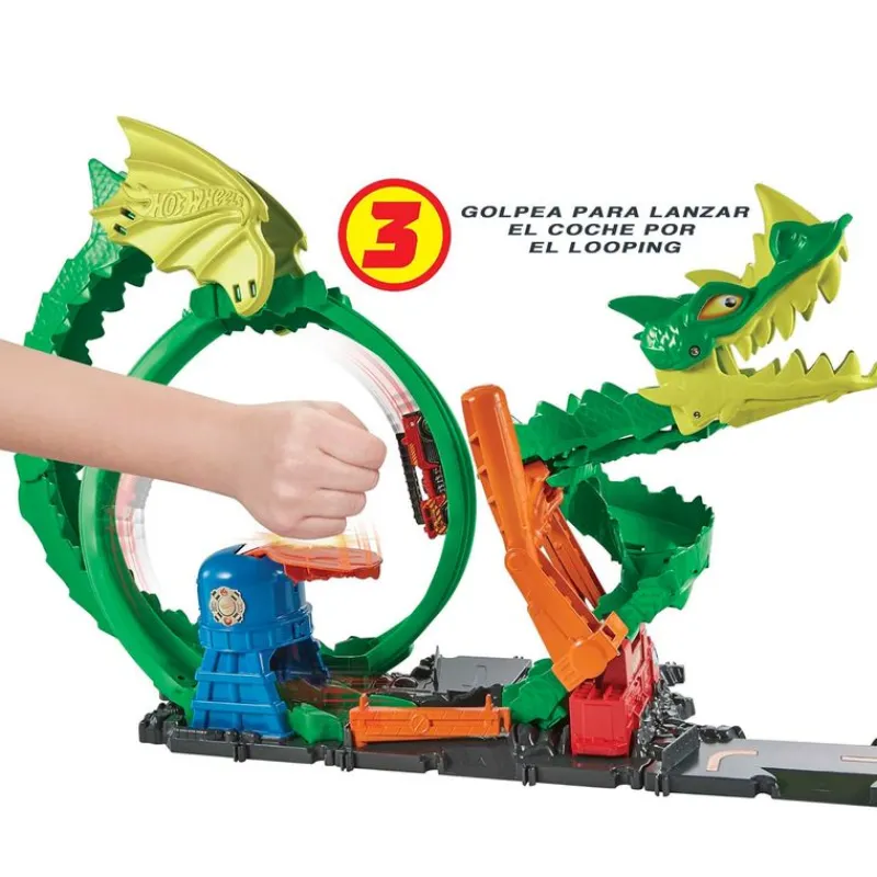 MATTEL Hot Wheels City Pista Épica Dragón- Vehículos, Trenes Y Parkings