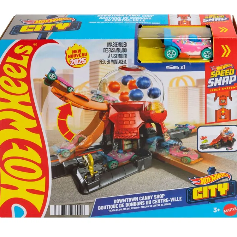 MATTEL Hot Wheels City Tienda de Dulces- Vehículos, Trenes Y Parkings