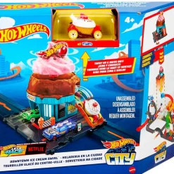MATTEL Hot Wheels Heladería en la Ciudad- Vehículos, Trenes Y Parkings