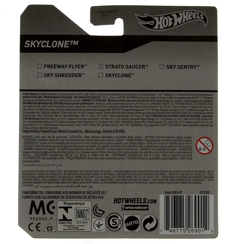 MATTEL Vehículos, Trenes Y Parkings|Hot Wheels Helicóptero Sky Clone