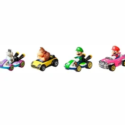 MATTEL Vehículos, Trenes Y Parkings|Hot Wheels Mario Kart Pack 4 Coches