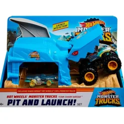 MATTEL Vehículos, Trenes Y Parkings|Hot Wheels Monster Truck Lanzador Surtido
