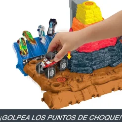 MATTEL Hot Wheels Monster Truck Pista Central- Vehículos, Trenes Y Parkings