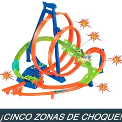 MATTEL Hot Wheels Pista Choques Épicos- Vehículos, Trenes Y Parkings