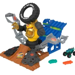 MATTEL Vehículos, Trenes Y Parkings|Hot Wheels Trucks Arena Mega Wrex vs Crushzilla