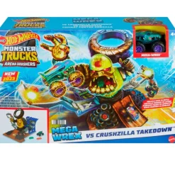 MATTEL Vehículos, Trenes Y Parkings|Hot Wheels Trucks Arena Mega Wrex vs Crushzilla