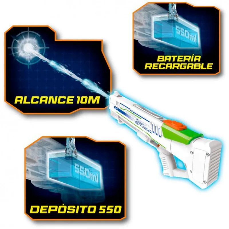 BIZAK Hydro M.A.D Pistola Agua Surtida- Aire Libre