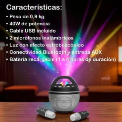 CEFA iDance Speaker Karaoke Party Ball- Instrumentos Musicales