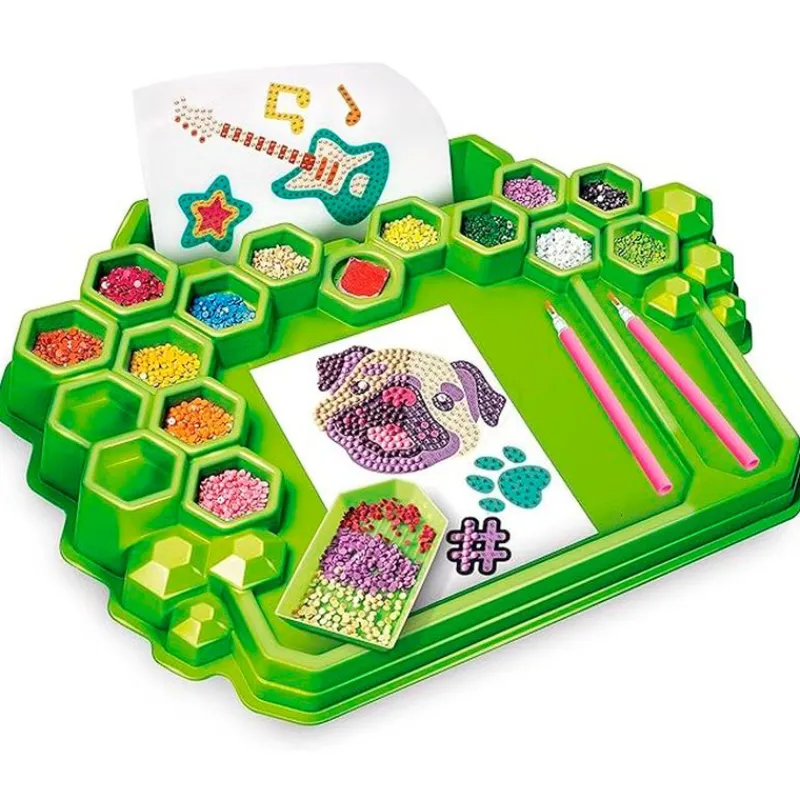 CLEMENTONI Idea Kit Pegatinas 3D Brillantes- Manualidades