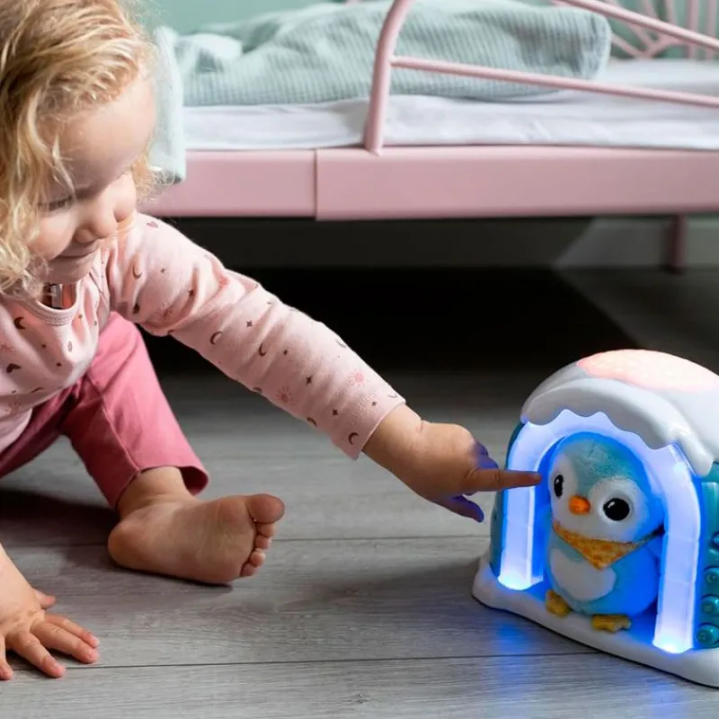 VTECH Primera Infancia Y Preescolar|Iglú Proyector Peluchito Pingüino