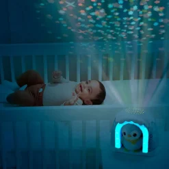 VTECH Primera Infancia Y Preescolar|Iglú Proyector Peluchito Pingüino