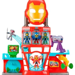 HASBRO Figuras Y Figuras De Acción|Iron Man y sus Increíbles Amigos Cuartel General