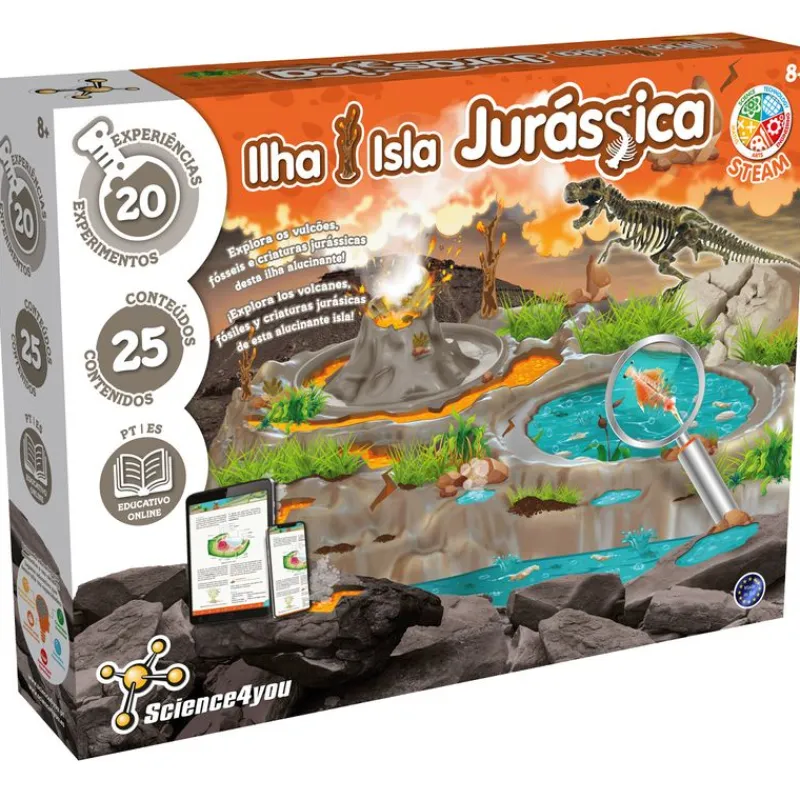 SCIENCE 4 YOU Isla Jurásica- Juegos Y Juguetes Educativos