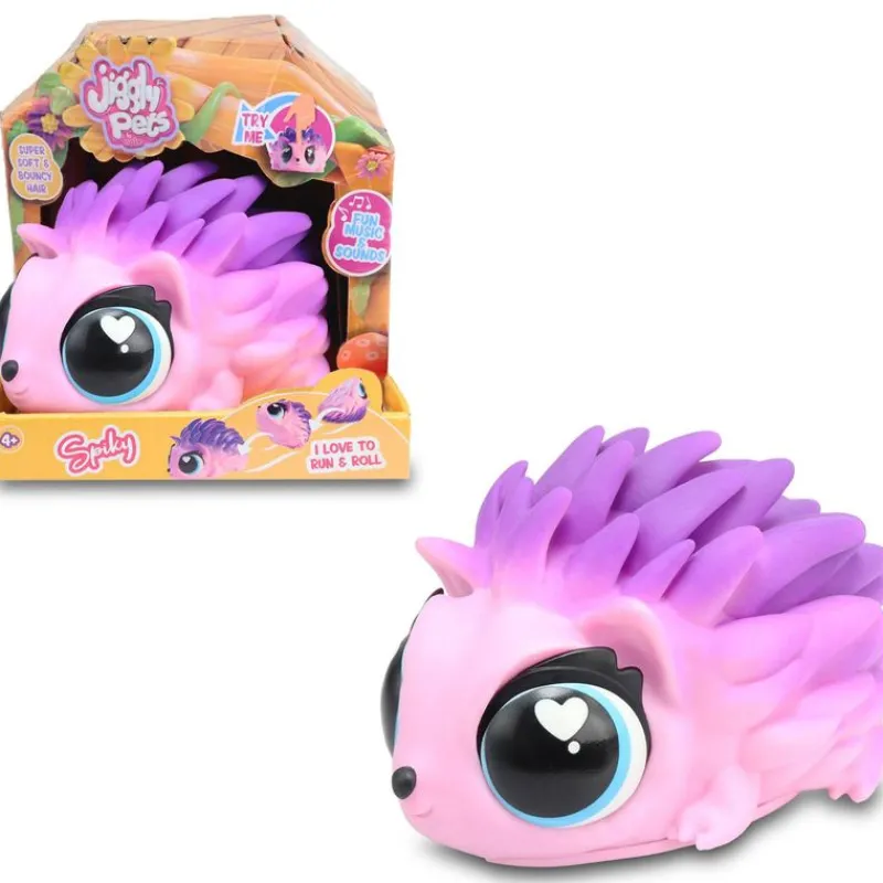 FAMOSA Jiggly Pets Spiky el Erizo Saltarín Surtido- Electrónicos