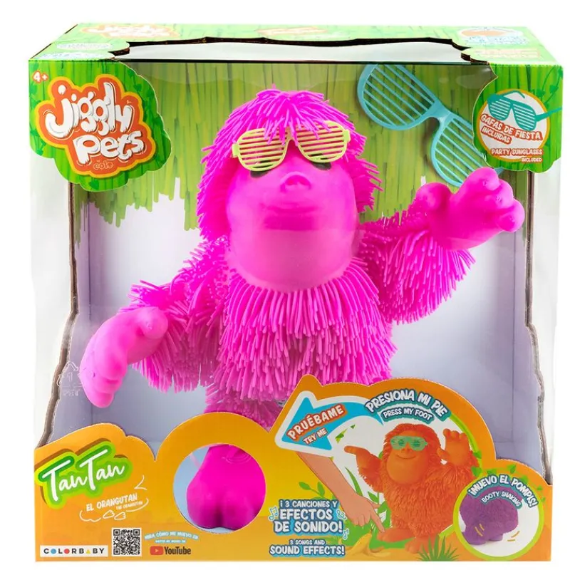 COLOR BABY Electrónicos|Jiggly Pets Tan Tan Orangután Bailón Surtido
