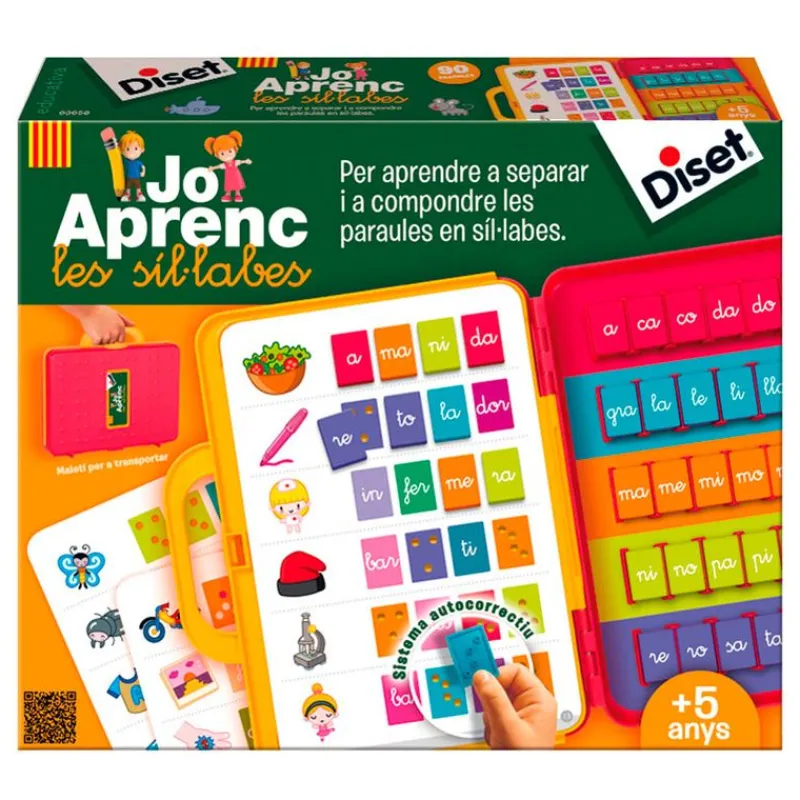 DISET Jo Aprenc Les Sil-labes en Catalán- Artículos En Catalán|Juegos Y Juguetes Educativos