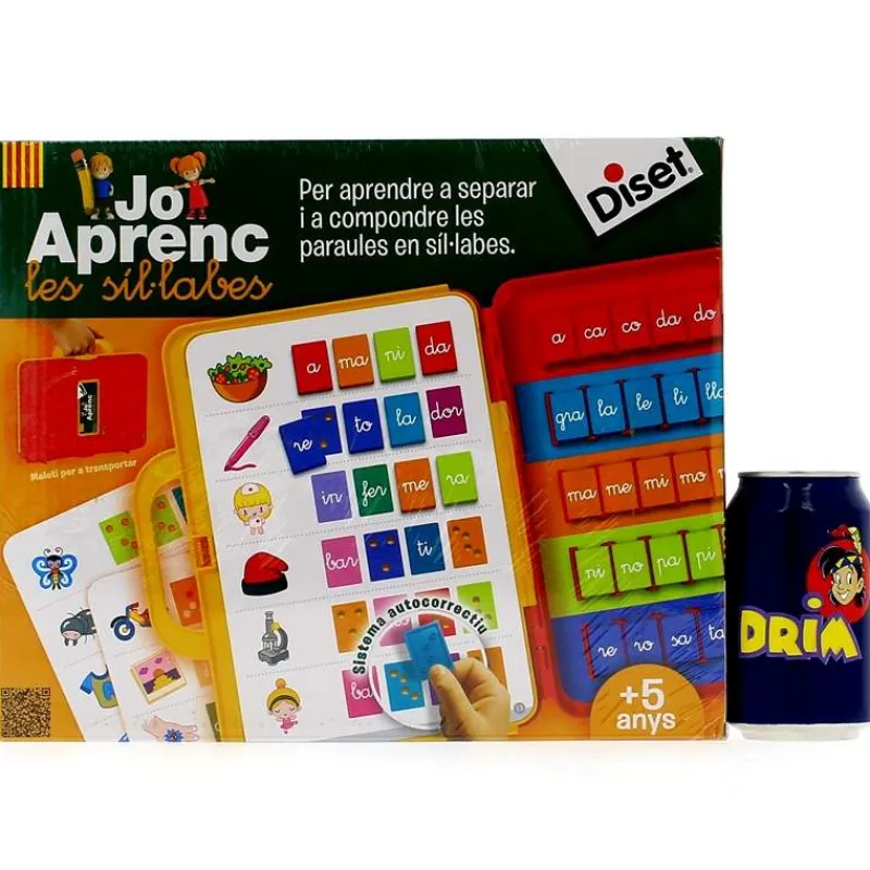 DISET Jo Aprenc Les Sil-labes en Catalán- Artículos En Catalán|Juegos Y Juguetes Educativos