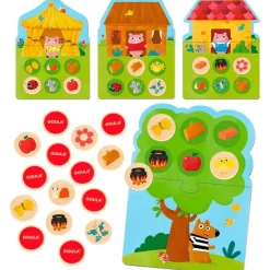 DISET Juegos Y Juguetes Educativos|Juego 3 Cerditos Memo y Lotto