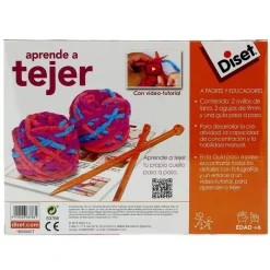 DISET Juego Aprende a Tejer- Juegos Y Juguetes Educativos
