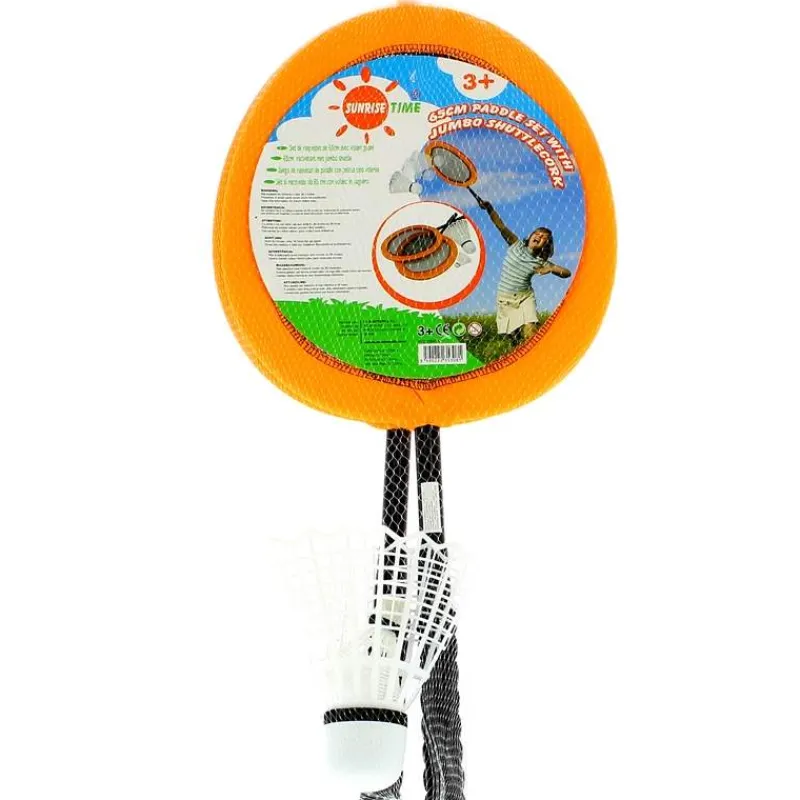 DRIM DISCOUNT Juego de Bádminton Naranja- Aire Libre