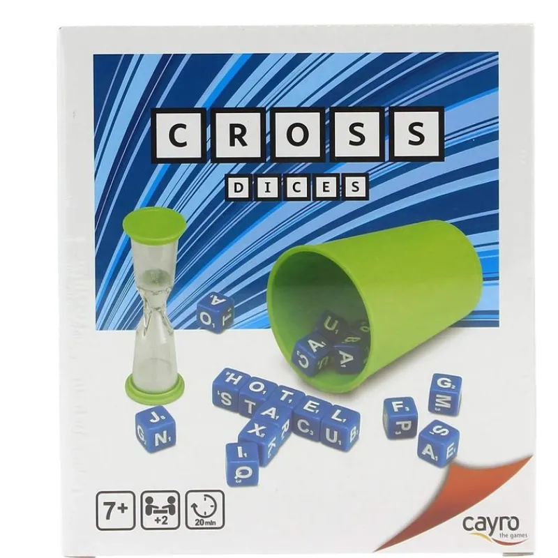 CAYRO Juego de Dados Cross Dices- Juegos De Mesa