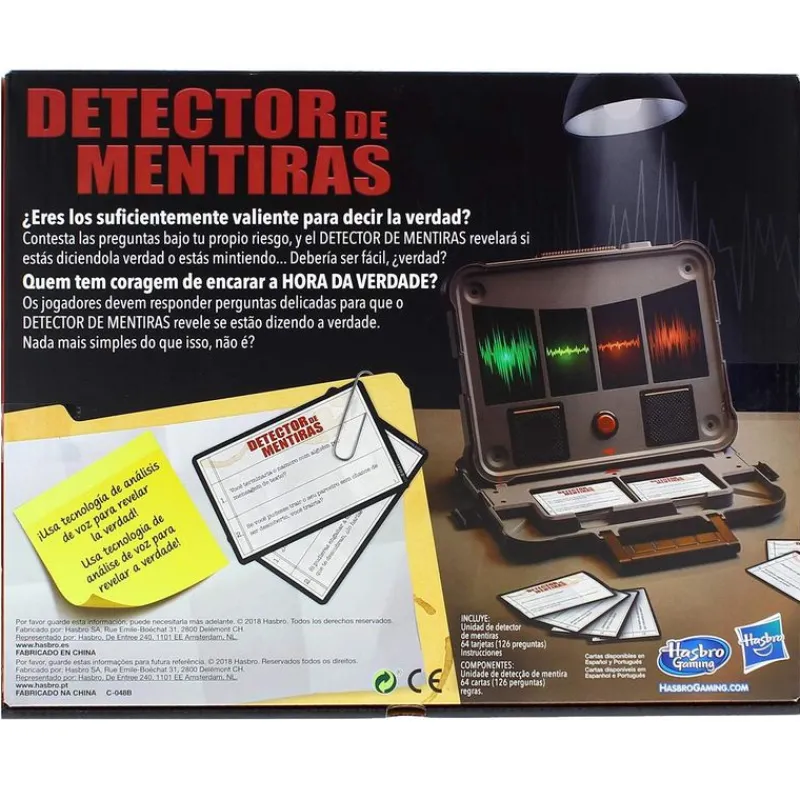 HASBRO Juegos De Mesa|Juego Detector de Mentiras