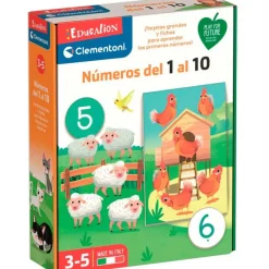 CLEMENTONI Juegos Y Juguetes Educativos|Juego Educativo Números del 1 al 10