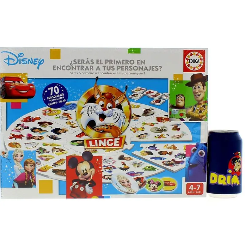 EDUCA Juego Lince Disney- Juegos Y Juguetes Educativos