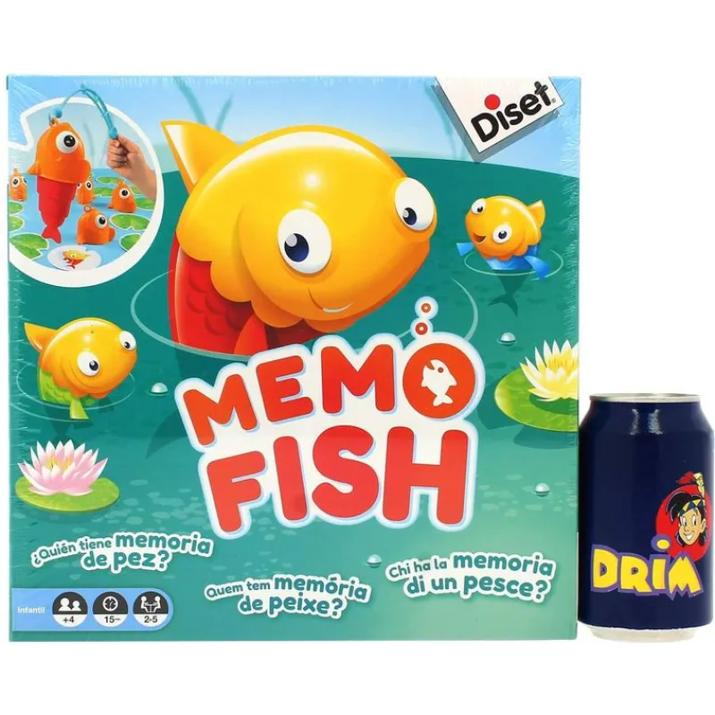 DISET Juego Memo Fish- Juegos Y Juguetes Educativos