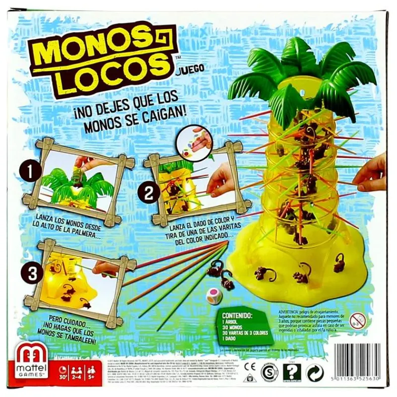 MATTEL Juegos De Mesa|Juego Monos Locos -