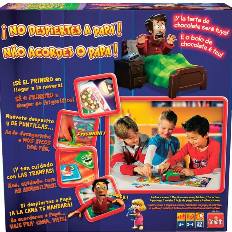 GOLIATH Juego No Despiertes a Papá- Juegos De Mesa