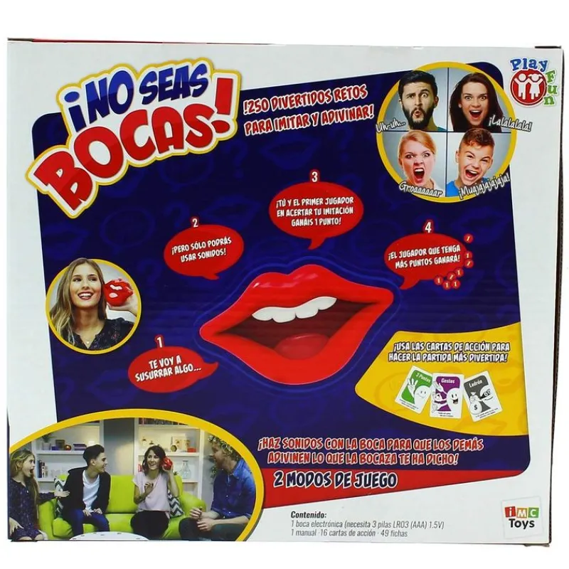 IMC Juegos De Mesa|Juego No Seas Bocas