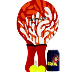 DRIM DISCOUNT Aire Libre|Juego Palas Neopreno Rojo
