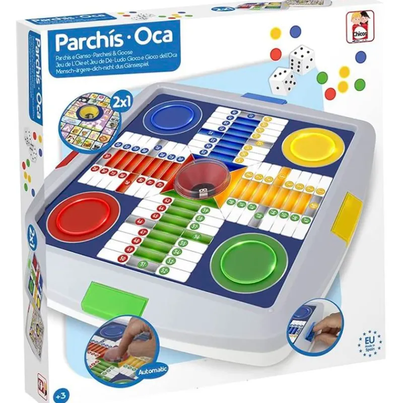 CHICOS Juegos De Mesa|Juego Parchís Oca Automático