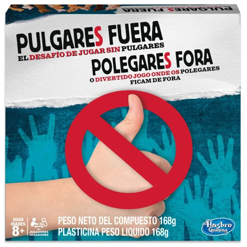 HASBRO Juegos De Mesa|Juego Pulgares Fuera