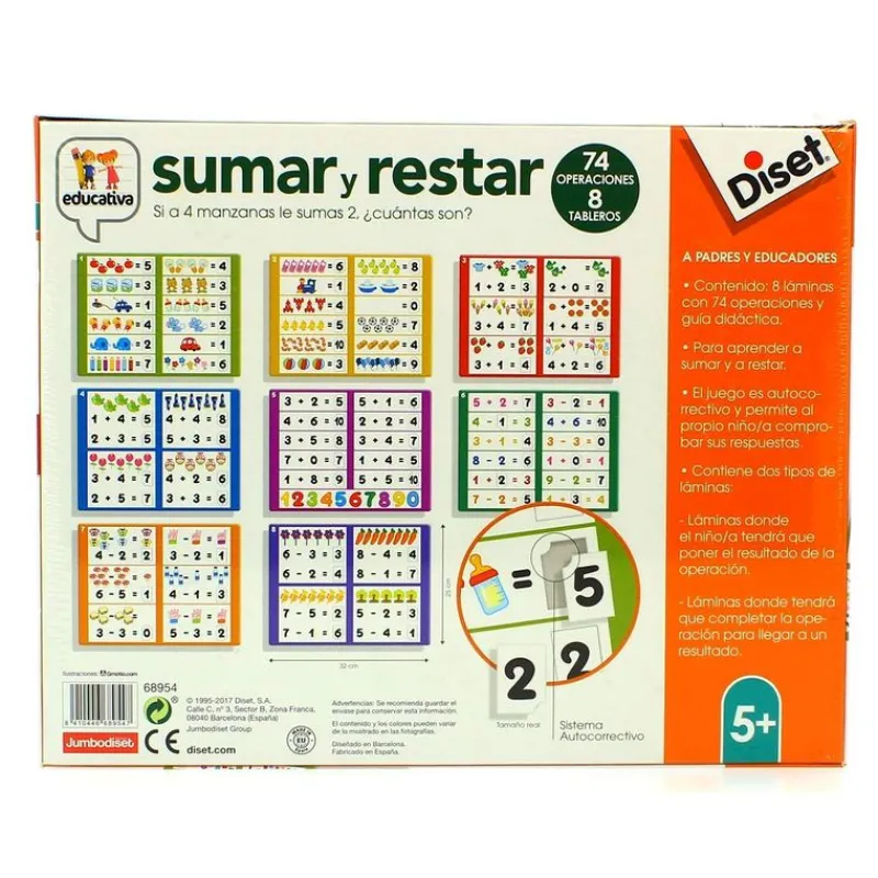DISET Juegos Y Juguetes Educativos|Juego Sumar y Restar