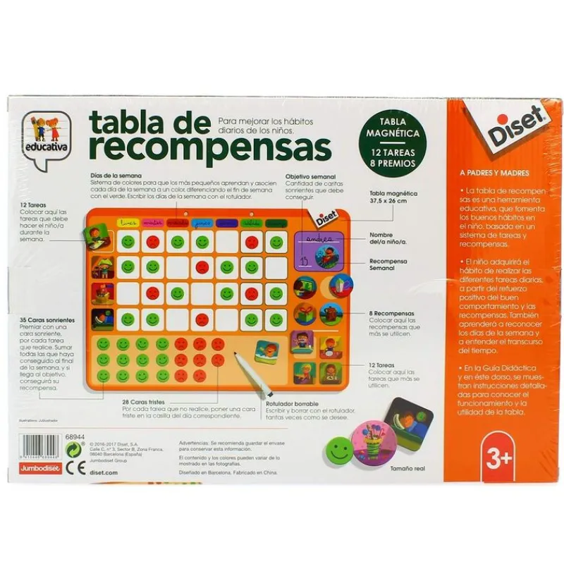 DISET Juegos Y Juguetes Educativos|Juego Tabla de Recompensas