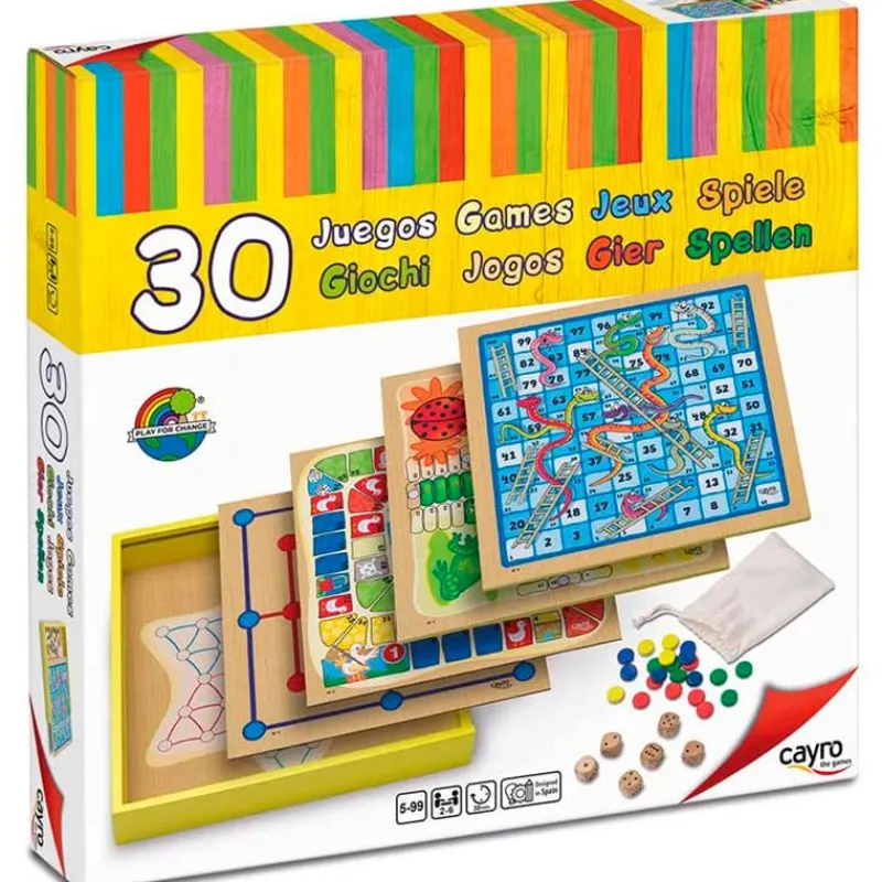 CAYRO Juegos De Madera|Primera Infancia Y Preescolar|Juegos Reunidos Madera