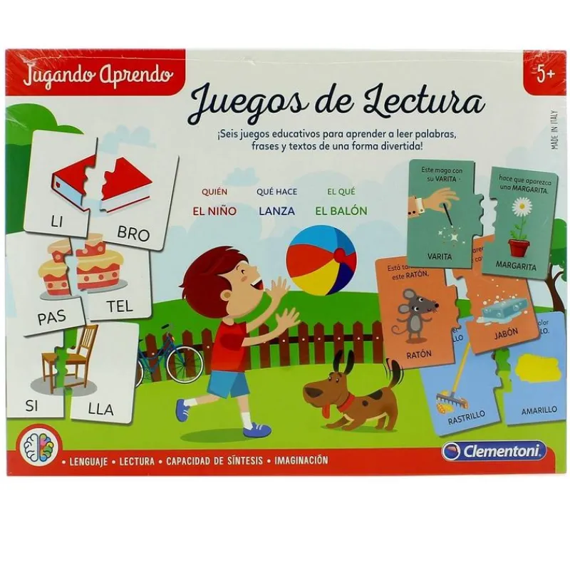 CLEMENTONI Jugando Aprendo Juegos de Lectura- Juegos Y Juguetes Educativos