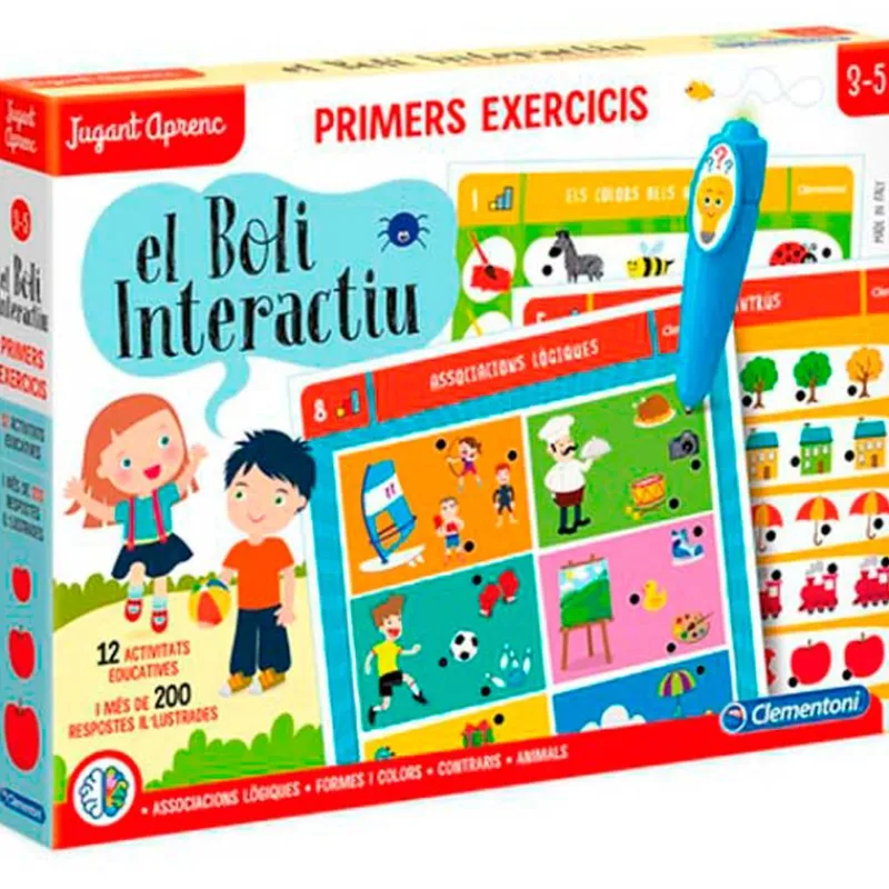 CLEMENTONI Artículos En Catalán|Juegos Y Juguetes Educativos|Jugant Aprenc Boli Interactiu Exercicis Català