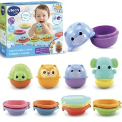 VTECH Primera Infancia Y Preescolar|Juguetes para la Bañera Animales al Agua