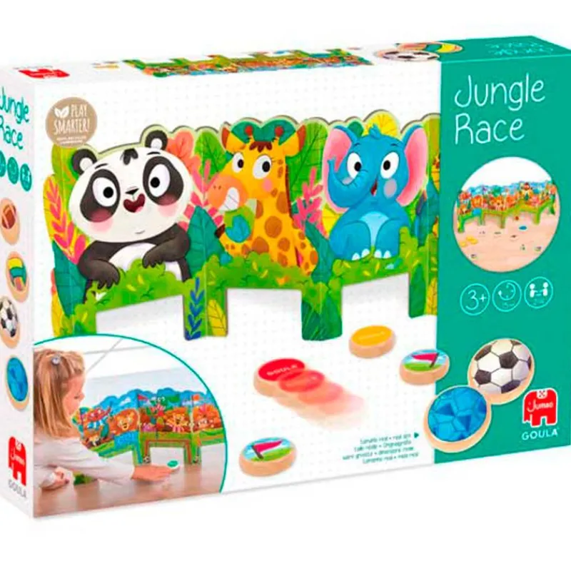GOULA Juegos Y Juguetes Educativos|Jungle Race Juego de Mesa
