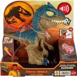 MATTEL Jurassic World Chaos Theory Alosaurio Mega Rugido- Figuras Y Figuras De Acción