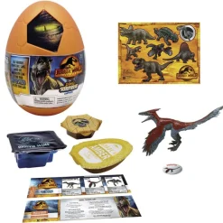 SELECCION DRIM Jurassic World Dominion Captiv Huevo Sorpresa- Figuras Y Figuras De Acción|Manualidades