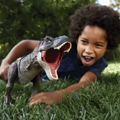 MATTEL Figuras Y Figuras De Acción|Jurassic World Dominion Golpea & Devora T-Rex