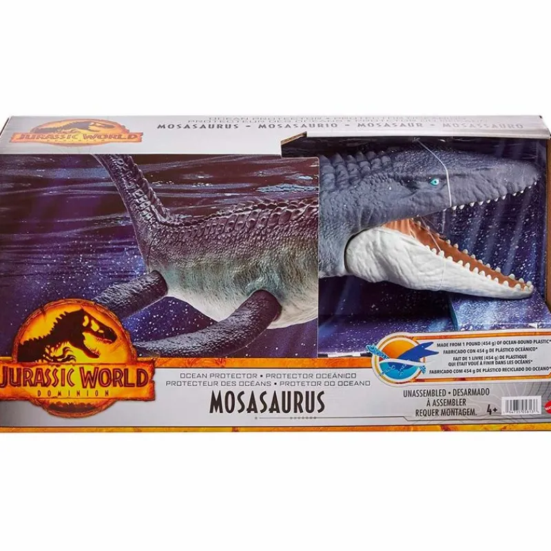 MATTEL Figuras Y Figuras De Acción|Jurassic World Dominion Mosasaurus Defensor Océano