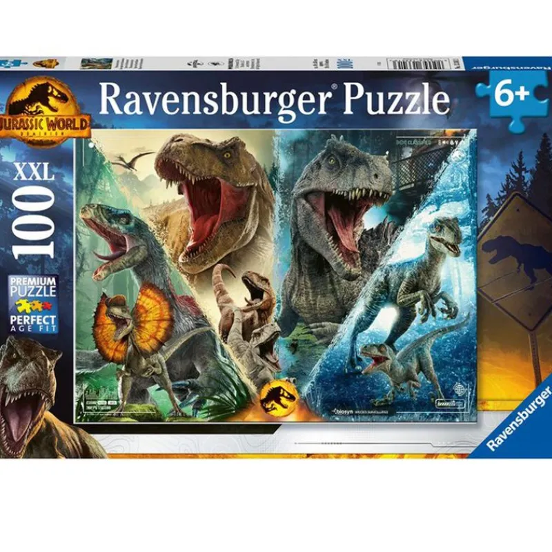 RAVENSBURGER Puzzles Y Construcciones|Jurassic World Dominion Puzzle 100 Piezas