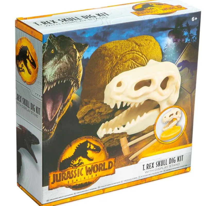 SELECCION DRIM Juegos Y Juguetes Educativos|Jurassic World Pack Excavación Cráneo T-Rex