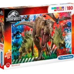 CLEMENTONI Jurassic World Puzzle 180 Piezas- Puzzles Y Construcciones